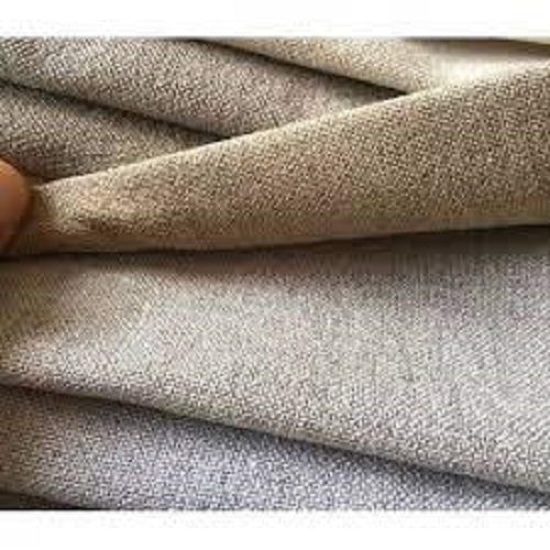 Brown Smooth Texture Tear Resistance Plain Cotton Fabrics For Home Furnishing And Sofa