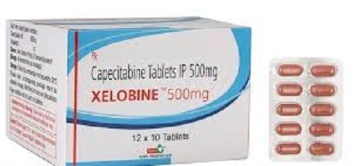 Xelobine Capecitabine Ip Tablet 500Mg, 12X10 Blister Pack Specific Drug