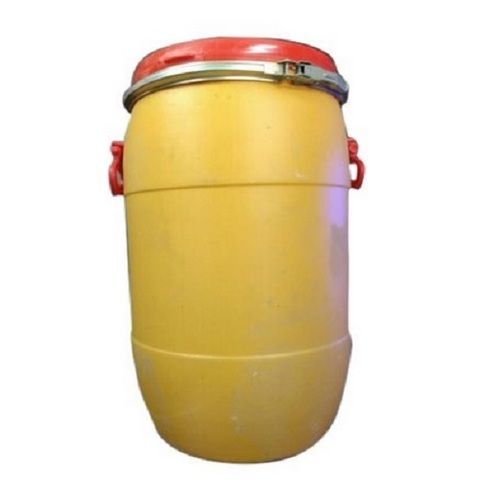 Round Yellow Plain Hdpe Drums For Chemicals, Domestic, Industrial, 60 Liter