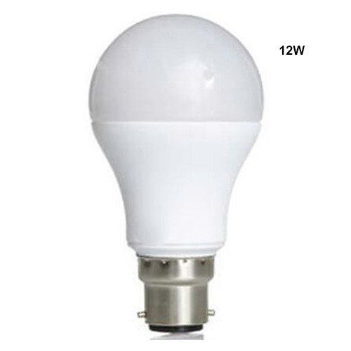 50 Gram 12 Watt, 220 Volt, 50Hz Cool Day Light Round Shape Led Bulb For Both Indoor And Outdoor Use Body Material: Aluminum