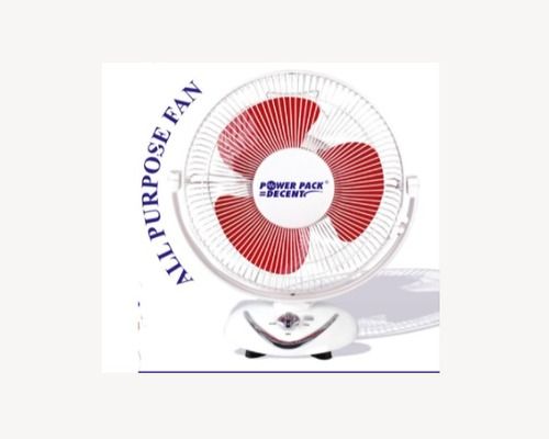 50 Watt, 220 Volt, 60 Hz High Speed High Efficient Power Pack Decent Table Fan  Blade Diameter: 5 Millimeter (Mm)