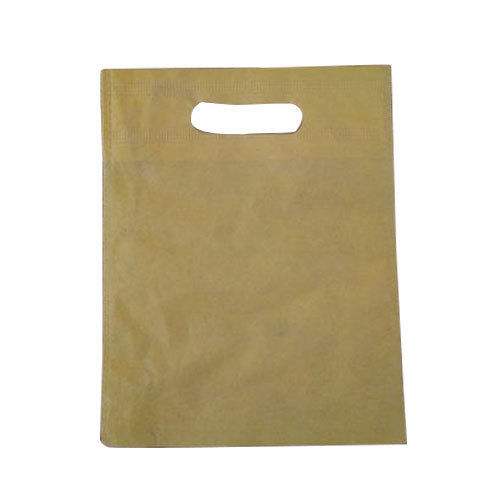 Disposable Brown Color Plain D Cut Handle Paper Bag With High Weight ...
