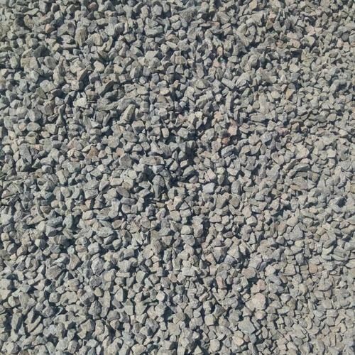 Grey Color Highly Durable Crushed Stone Construction Aggregate For Utilizes Mixing With Cement Size: 12