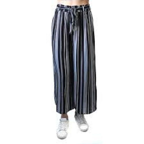 Lycra Stretchable Fabric Parallel Ladies Palazzo Pants Bottom Size Around  14 Size Height 38