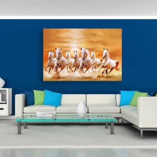 Acrylic Paint Canvas Painting1, Shape: Rectangular at Rs 550 in Kanpur