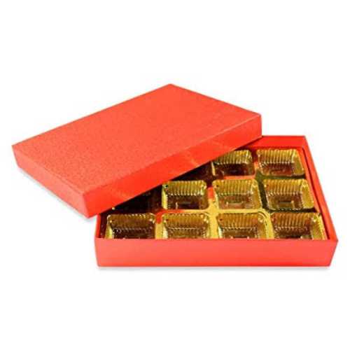 Orange Color Chocolate Printed Packaging Paper Box For Chocolate Packaging