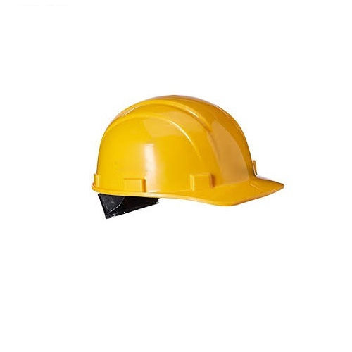 Yellow Color, Open Face Style Abs Fire Safety Helmet With Anti Crack Material