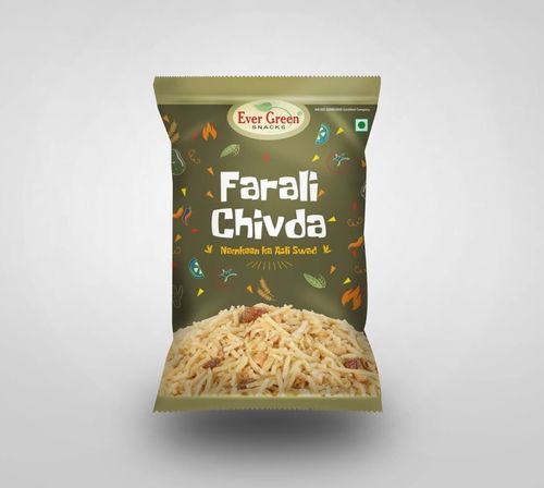 200g Rich In Protein And High In Fiber White Color Spicy Fried Chickpeas Chivda Namkeen