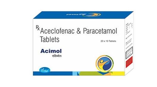 Acimol Aceclofenac And Paracetamol Tablets, 20X10 Blister Pack Age Group: Adult