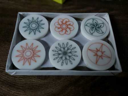 Acrylic White Color Embossed Carrom Striker With 42Mm To 95Mm Diameter Age Group: Any