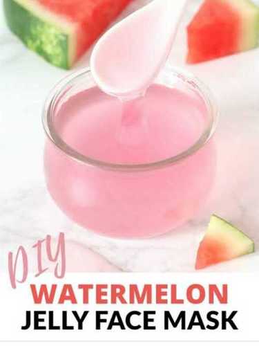 All Skin Type Pink Watermelon Jelly Face Mask For Personal Usage