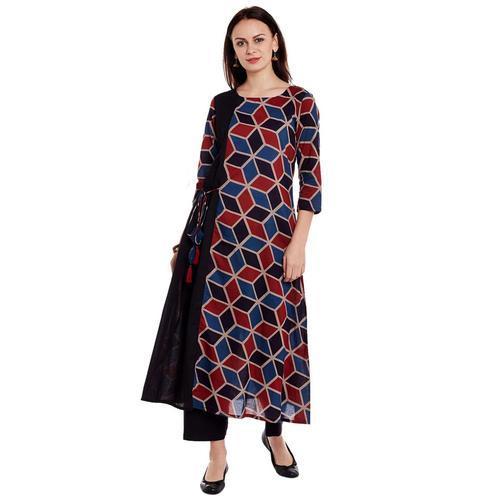 Anti Shrink And Anti Wrinkle Full Stitched Cotton Kurti Size: Medium