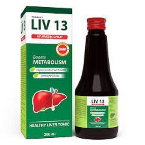 Ayurvedic Liv-13 Metabolism Syrup 200ml For Health Liver