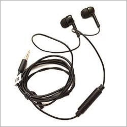 Black Wired Earphones With Mic And Stereo Sound For Mobile Phone Design: Flip