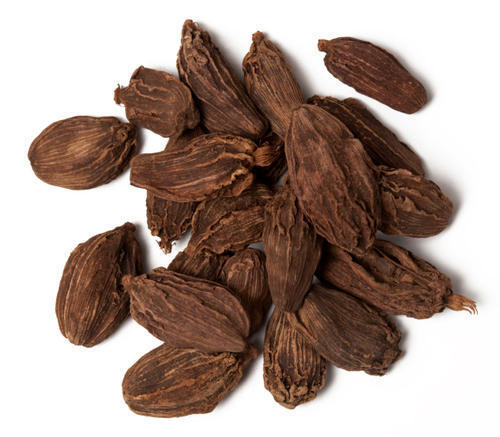 Piece Dark Brown Colour Premium Quality 8Mm Dried Cardamom For Spices