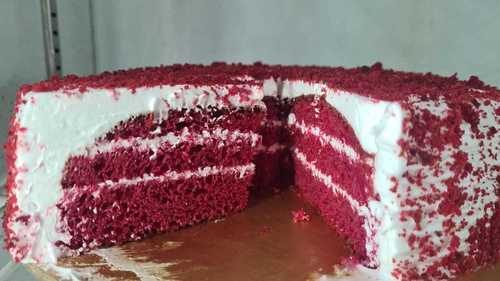 Fat Contains 14 Percent Delicious Taste Fresh And Healthy Red Velvet Pastry