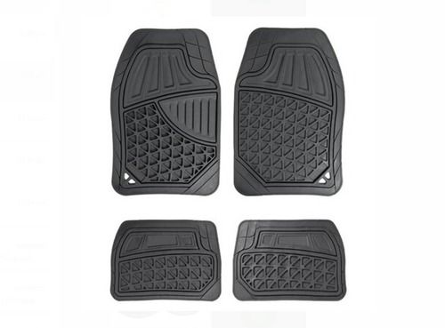 Odorless And Water-proof Lightweighted Black Pvc Car Floor Mat Set