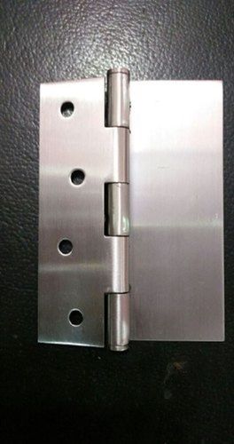 Aluminum Robust Construction Mirror Finish Silver Stainless Steel Door Butt Hinges (5 Inch)