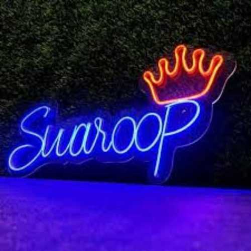 Various Colors Neon Led Sign Board Available In Different Shapes