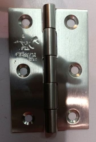 Weather Resistance Ruggedly Constructed Mirror Finish Stainless Steel Door Butt Hinges (5 Inch)