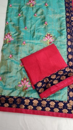 Buy Embroidery Sarees Online from Kolkata - Hand Embroidery Sarees from  Indian Artisans – Dailybuyys