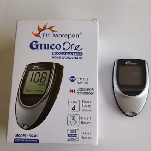 Affordable Dr Morepen Bg 03 Glucometer With 25 Strips For Hospital,clinic And Personal