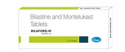 Bilaford-M Bilastine And Montelukast Anti-Allergic Tablets, 1x10 Blister Pack