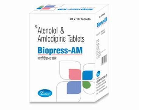 Biopress-AM Atenolol And Amlodipine Tablets, 20x10 Blister Pack