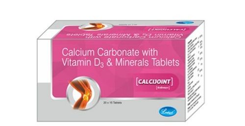 Calcijoint Calcium Carbonate With Vitamin D3 And Minerals Tablet, 20X15 Blister Pack Dosage Form: Tablet