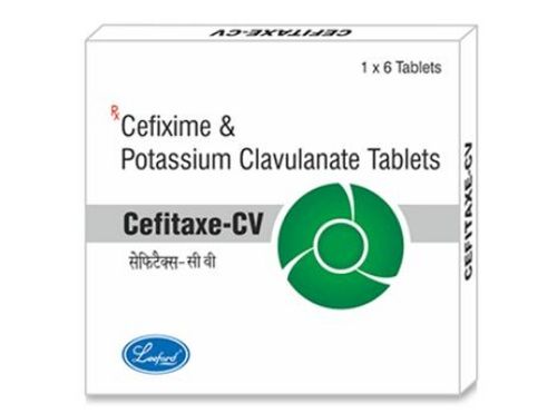 Cefitaxe-cv Cefixime And Potassium Clavulanate Antibiotic Tablets, 1x6 Blister Pack