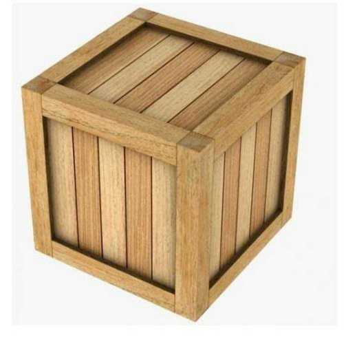 Cuboid Shape Non Waterproof Hardwood Wooden Handmade Box, 8-10kg