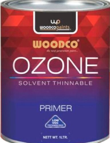 Liquid Dust Resistance Easy To Apply White Woodco Ozone Oil Based Metal Primer (1 Liter)