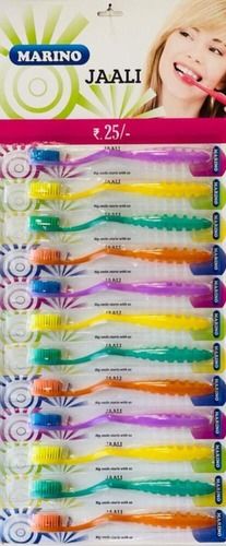 Multicolor Sticks Light Weight Soft Nylon Brestle Plastic Toothbrushes With Plastic Handle 
