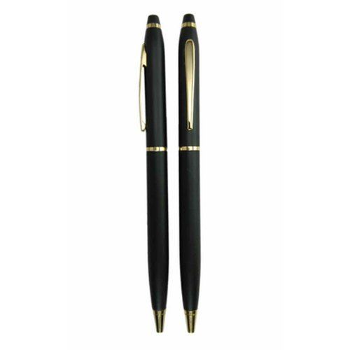 Blue Promotional Light Weight And Durable Smooth And Soft Metal Ball Pen With Gives Smooth Hand Writing