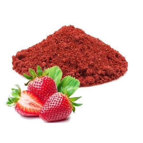 Red Colour Natural Food Grade Strawberry Powder With 99% Purity