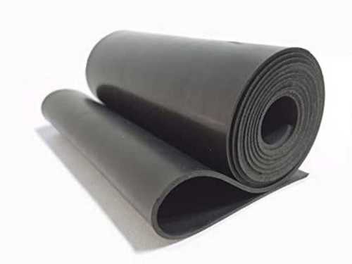 Rust Proof Black Color Polished Natural Rubber Sheet Roll For Industry Use