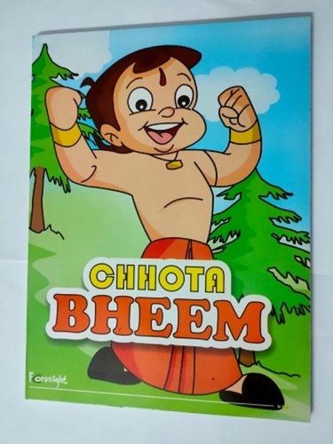 Paper 127 Pages, Easy To Carrry Perfect Shaped Square Chhota Bheem Kids School Writing Notebook