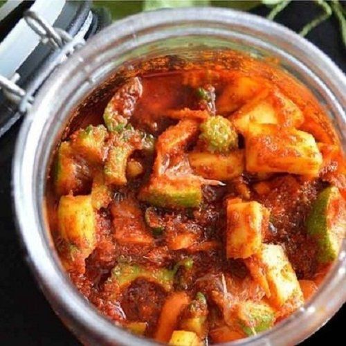 Round Good Purity Delicious And Natural Spicy Mixed Pickle(Fresh Vegetable)