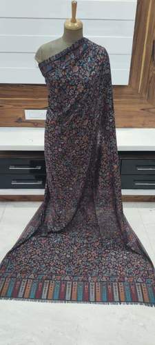 Long Length Printed Pattern Anti Wrinkle Pashmina Shawls