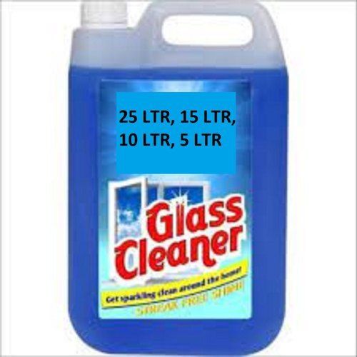 Non Abrasive Easy To Use Blue Screw Cap Glass Cleaner Liquid For Cleaning