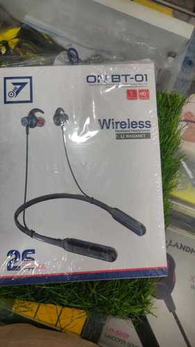 On Bt-01 Wireless Neckband Headphones Bluetooth With Mic Battery Backup: 14 Hours