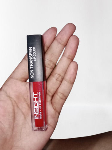 Safe To Use Red Color 4 Ml Volume Waterproof And Smudge Resistance Lip Color