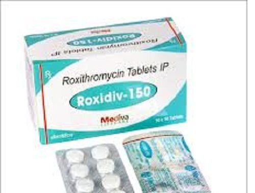 Roxidiv-150 Roxithromycin Tablets IP 150 Mg Tablets For Treat Different Kinds Of Bacterial Contaminations