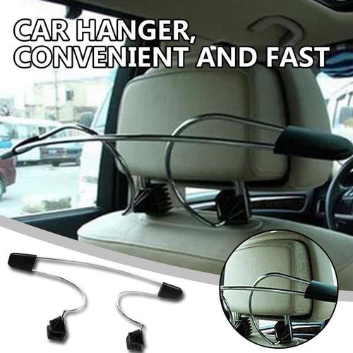 Stainless Steel Rust Resistant Silver Color Car Coat Hangers