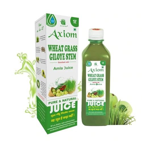 100% Ayurvedic Wheatgrass, Amla And Giloy Stem Mix Juice For Typhoid And Dengue, 1000 Ml Cool & Dry Place