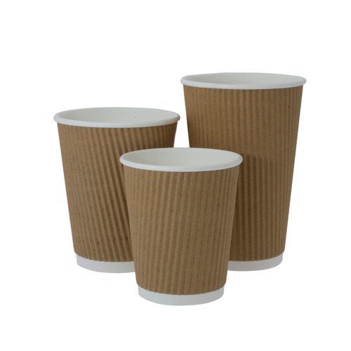 200ML Disposable Ripple Paper Glass