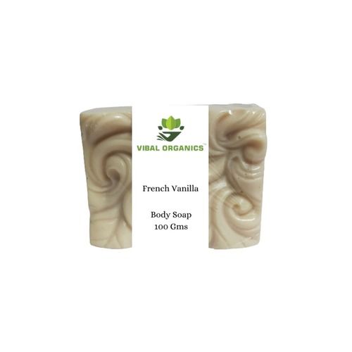 Skin Friendly Best Price Vibal Organic French Vanilla Body Soap, 100Gm