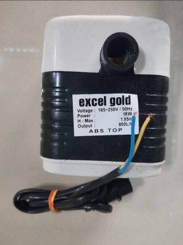 Black And White Color 18 Watt Abs Materiel Excel Gold Electric Water Cooler Pump