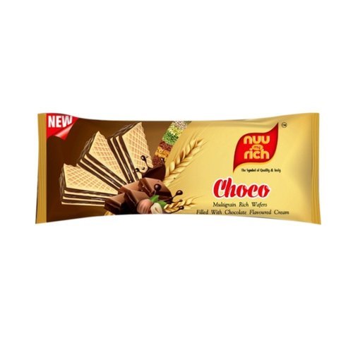 Cream Wafer Biscuit - Round Shape Single Package | Chocolate and Cream Flavor Sweet Taste Rich and Easy to Digest Health Benefits Tested
