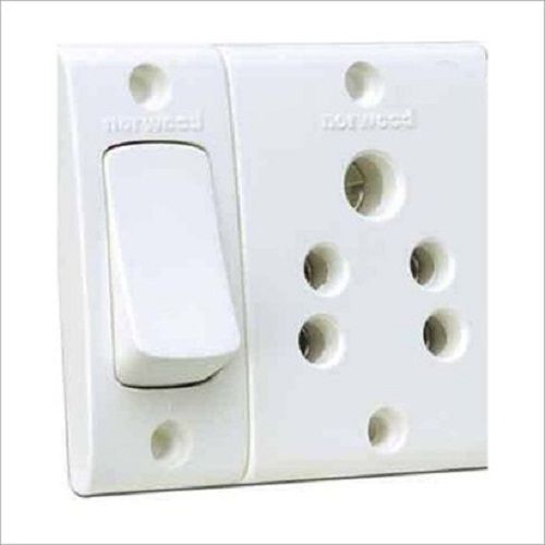 High Quality White Electric Switch For Home, Office, Voltage 230-240 V